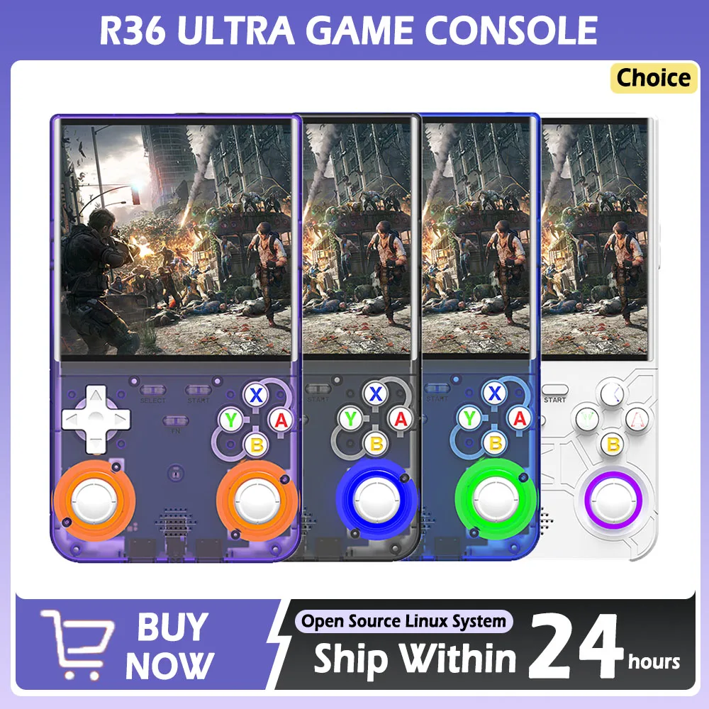 Open Source R36ultra Retro Handheld Video Game Console Linux System 4.0 Inch IPS Screen Portable Pocket Video Player 64GB Games
Open Source R36ultra Retro Handheld Video Game Console Linux System 4.0 Inch IPS Screen Portable Pocket Video Player 64GB Games