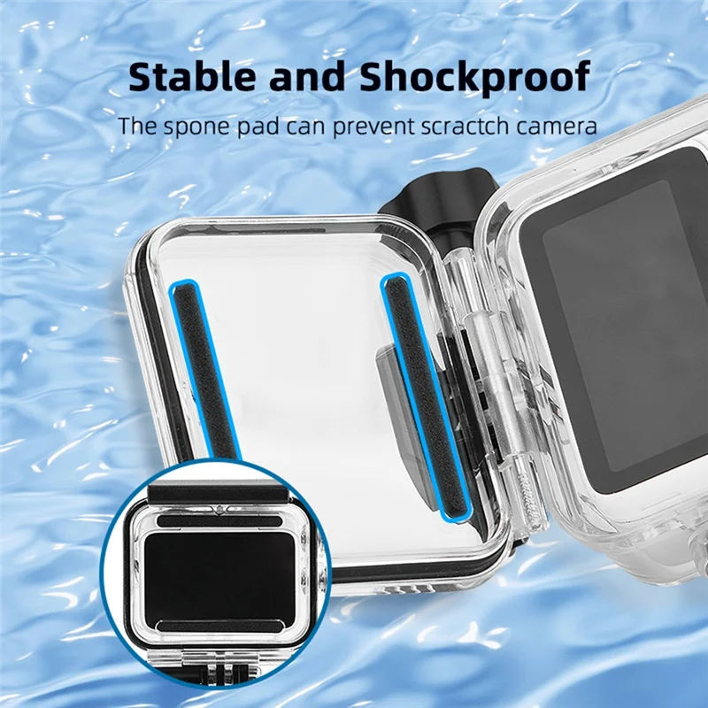 ZIZI 60M Waterproof Housing Case For Insta360 GO3 GO 3 Underwater Diving Housing Protective Case Camera Accessories
ZIZI 60M Waterproof Housing Case For Insta360 GO3 GO 3 Underwater Diving Housing Protective Case Camera Accessories