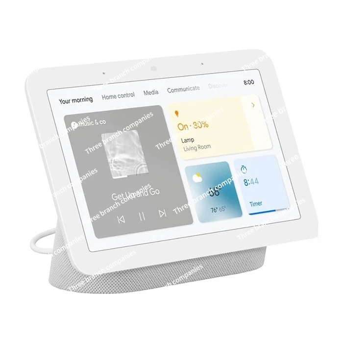 Second-generation intelligent voice assistant touch screen home bluetooth speaker
Second-generation intelligent voice assistant touch screen home bluetooth speaker