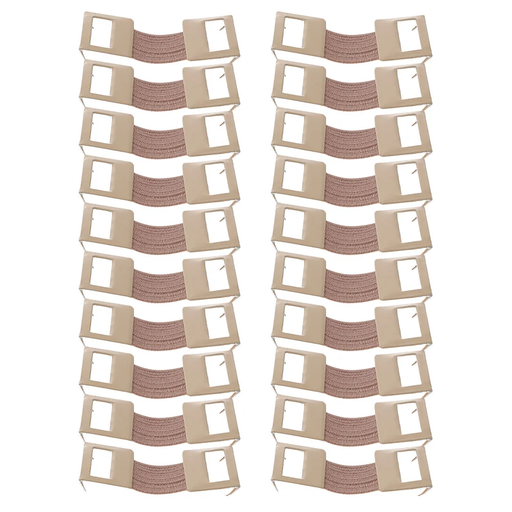 20 Pcs Knee Wrap Elastic Bandage Aluminum Buckle Bandages Fixing Large Ace Light Brown
20 Pcs Knee Wrap Elastic Bandage Aluminum Buckle Bandages Fixing Large Ace Light Brown