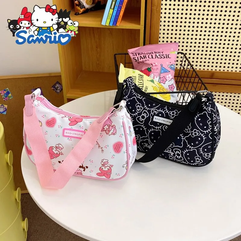 Sanrio Hello Kitty Women's Armpit Bag Y2K Sanrio Kuromi Mymelody Messenger Tote Bag Cute Girl Shoulder Bag Wallet Tote Bag 
Sanrio Hello Kitty Women's Armpit Bag Y2K Sanrio Kuromi Mymelody Messenger Tote Bag Cute Girl Shoulder Bag Wallet Tote Bag