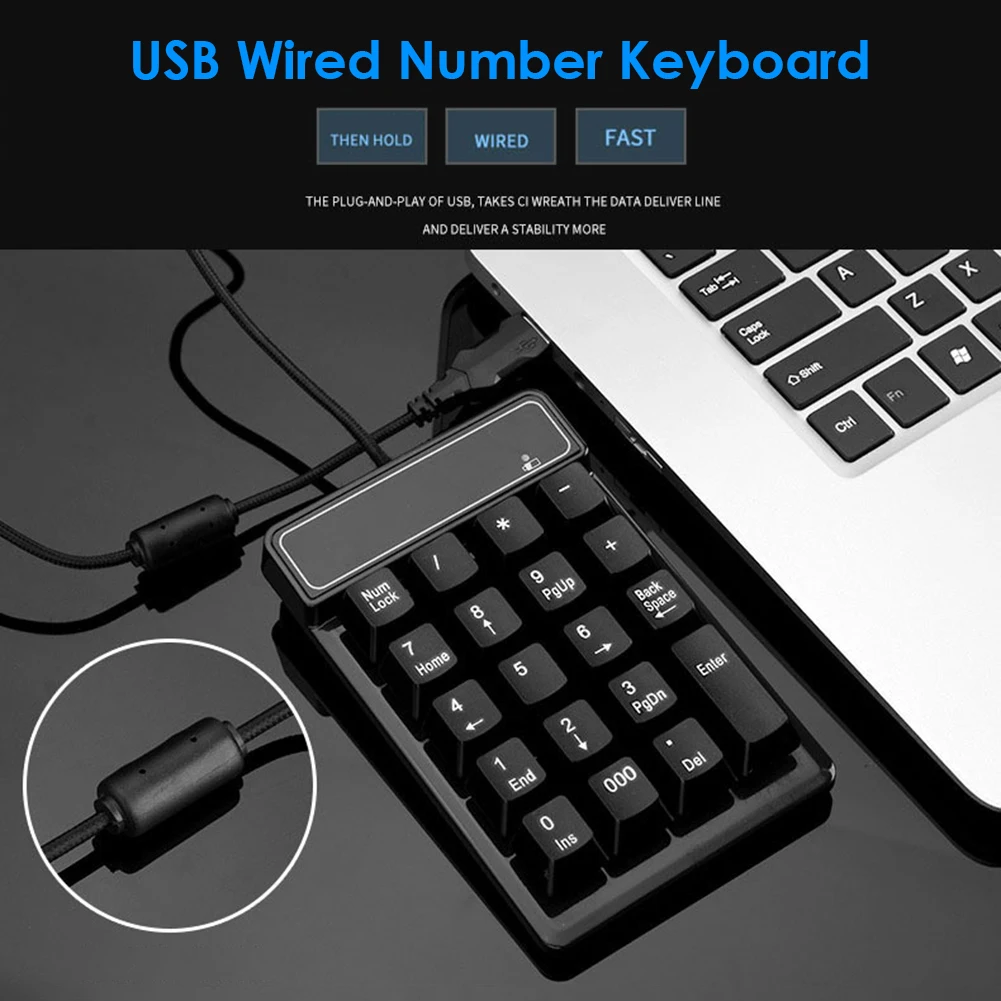 19 Keys USB Mechanical Wire Numeric Keypad Mini Number Numpad Keyboard for Laptop Desktop PC Computer Note
19 Keys USB Mechanical Wire Numeric Keypad Mini Number Numpad Keyboard for Laptop Desktop PC Computer Note
