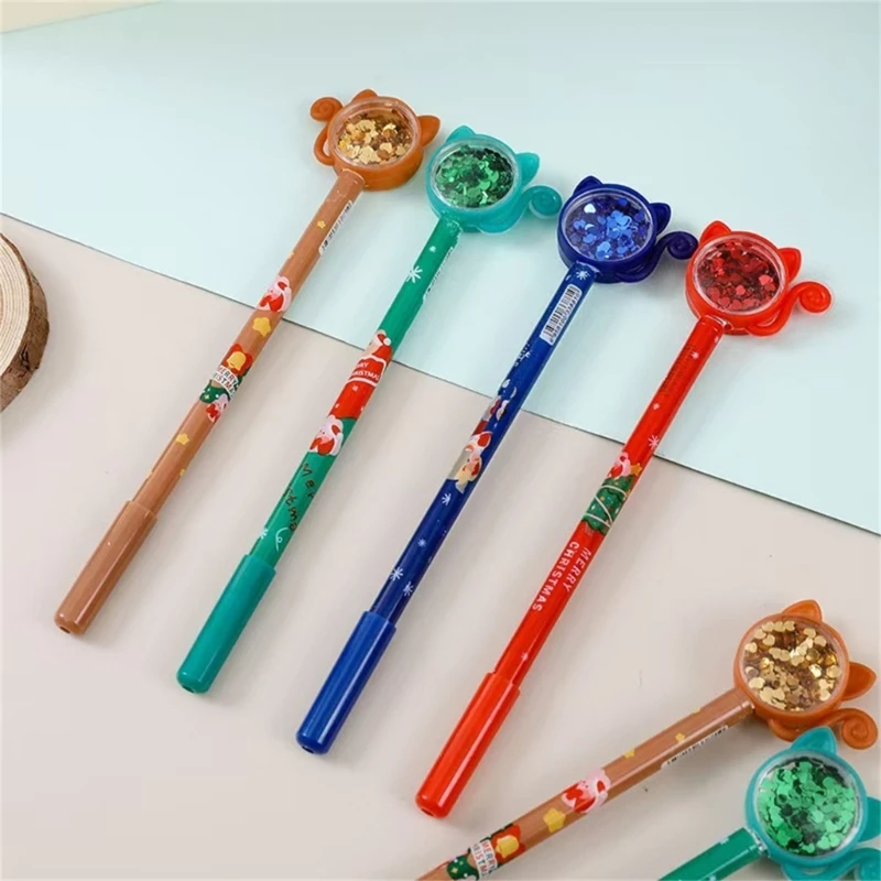 10Pcs Christmas Sequins Gel Pen Quick Drying for Daily Writing Note Taking
10Pcs Christmas Sequins Gel Pen Quick Drying for Daily Writing Note Taking