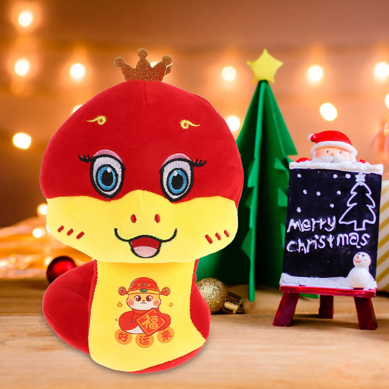 2025 Chinese New Year Snake Stuffed Animal Cartoon Red Realistic Snake Mascot Gift Soft Comfortable Cushion Prank
2025 Chinese New Year Snake Stuffed Animal Cartoon Red Realistic Snake Mascot Gift Soft Comfortable Cushion Prank