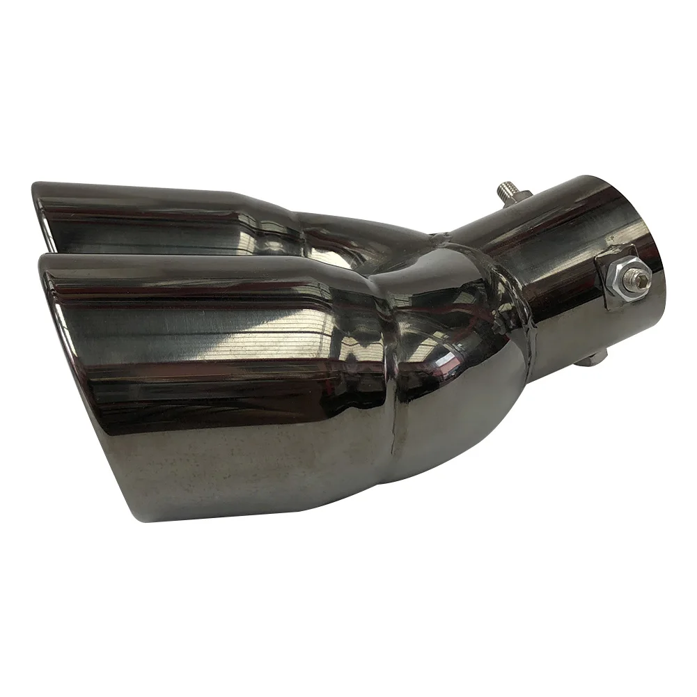 Car Bent Dual Exhaust Tip Bolt-on Slant Cut Tailpipe Muffler Tip Black Titanium
Car Bent Dual Exhaust Tip Bolt-on Slant Cut Tailpipe Muffler Tip Black Titanium