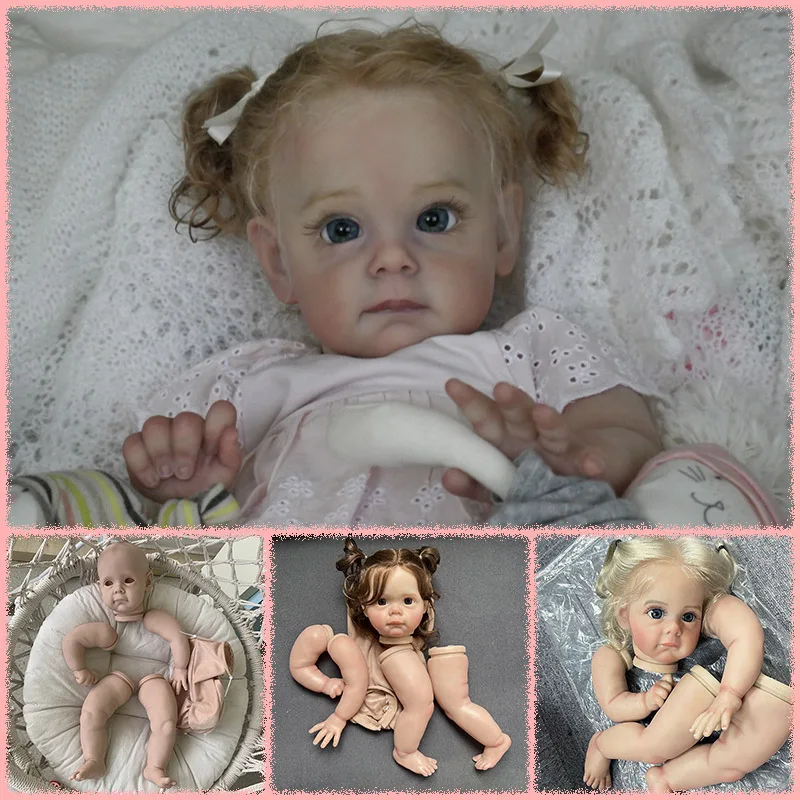 22Inch Maggi Already Painted Kits/Un painted Blank Kits Reborn Doll Kit Soft Touch Fresh Color DIY Doll Parts With Cloth Body
22Inch Maggi Already Painted Kits/Un painted Blank Kits Reborn Doll Kit Soft Touch Fresh Color DIY Doll Parts With Cloth Body