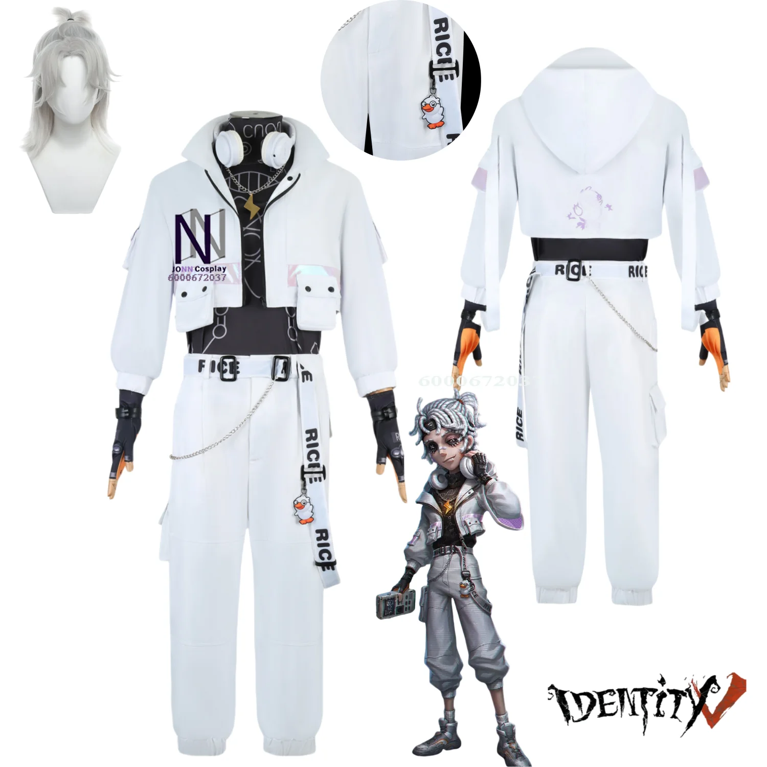 Game Identity V GameLuca Balsa Cosplay Costume Uniform with Wig and Prop for Halloween Role Play Outfit Men’s High Quality Anime
Game Identity V GameLuca Balsa Cosplay Costume Uniform with Wig and Prop for Halloween Role Play Outfit Men’s High Quality Anime