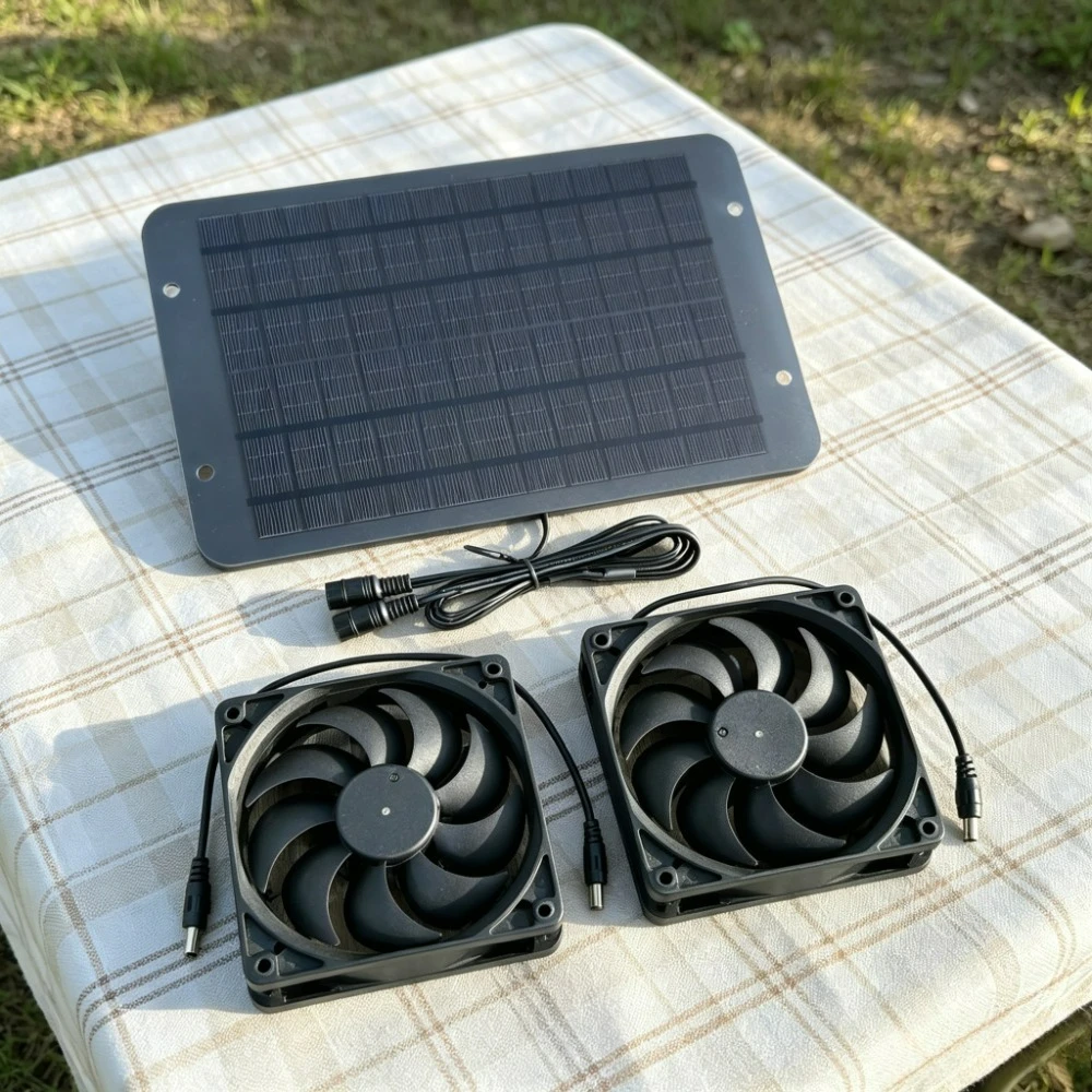 Multifunctional Waterproof Solar Dual Fan Exhaust Circulation Device Low Noise Cooling Ventilator Applicable For Poultry Shed
Multifunctional Waterproof Solar Dual Fan Exhaust Circulation Device Low Noise Cooling Ventilator Applicable For Poultry Shed