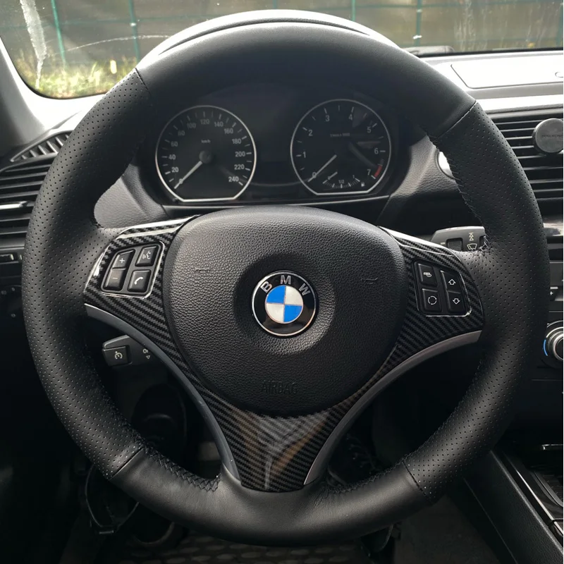 For BMW E90 E91 E92 E93 E87 E81 E82 E88 X1 E84 Hand Stitched wear-resistant Genuine Leather Car Steering Wheel Cover auto parts
For BMW E90 E91 E92 E93 E87 E81 E82 E88 X1 E84 Hand Stitched wear-resistant Genuine Leather Car Steering Wheel Cover auto parts