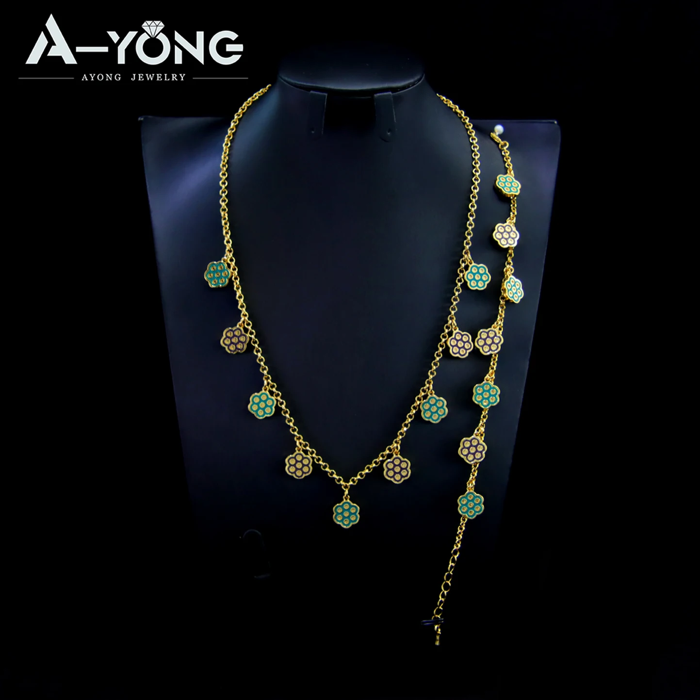 Trendy Dubai Gold Color Necklace Set 21k Gold Plated Italian Elegant Fashion Jewelry for Oman Women Luxury Wedding Party Gifts
Trendy Dubai Gold Color Necklace Set 21k Gold Plated Italian Elegant Fashion Jewelry for Oman Women Luxury Wedding Party Gifts