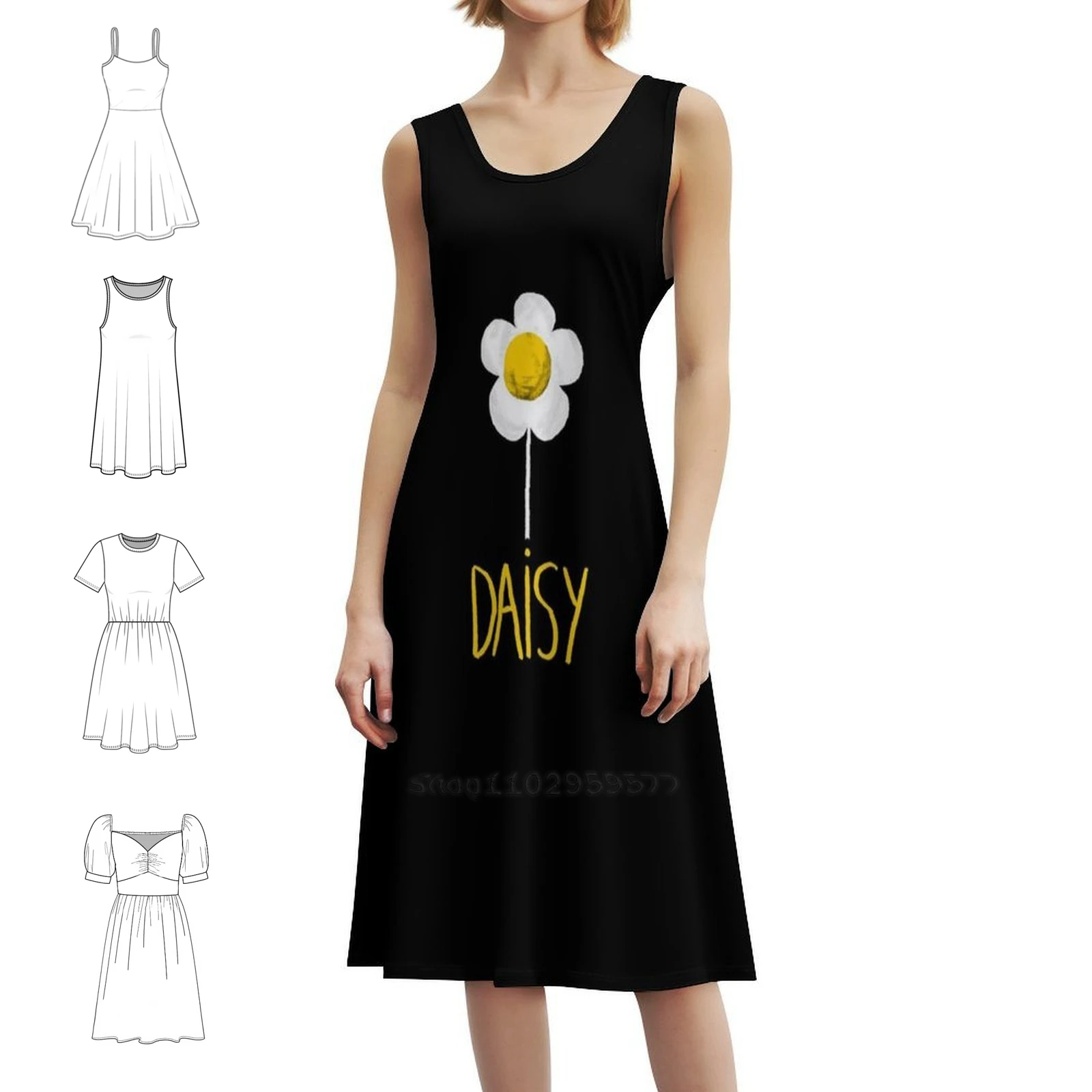 Богемное платье без рукавов Daisy для женщин, пляжные вечерние платья с принтом, желтая милая женская одежда с цветком ромашки
Богемное платье без рукавов Daisy для женщин, пляжные вечерние платья с принтом, желтая милая женская одежда с цветком ромашки