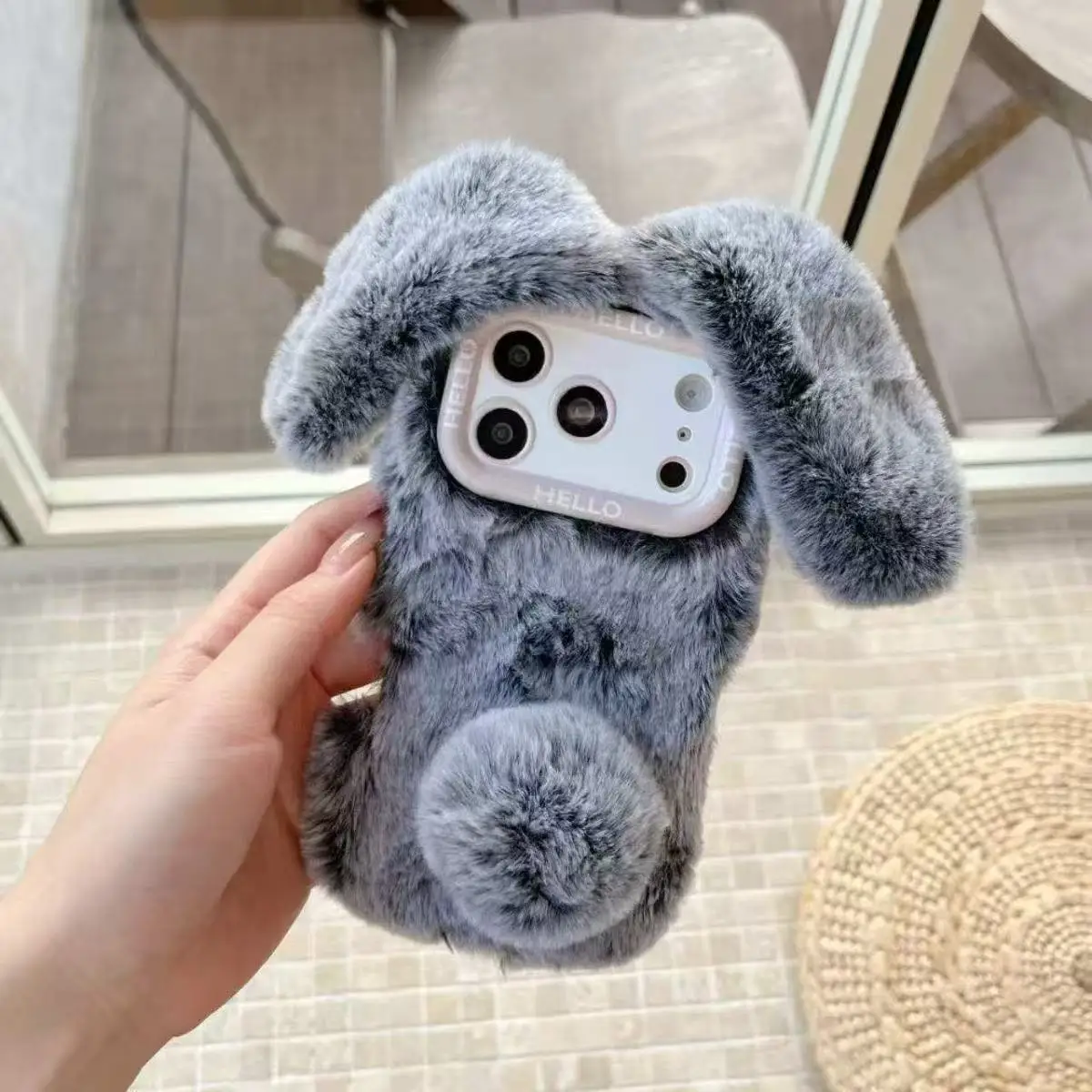Winter And Autumn Plush Cute Rabbit Warm And Shock-proof Phone Case Suitable For iPhone 17, 16, 15, 14, 13 Pro Max
Winter And Autumn Plush Cute Rabbit Warm And Shock-proof Phone Case Suitable For iPhone 17, 16, 15, 14, 13 Pro Max