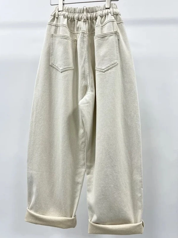 Loose Fit Straight Leg Denim Jeans Elastic Waist American Casual Sle for Men And Women plus Size Autumn Winter Long Trousers
Loose Fit Straight Leg Denim Jeans Elastic Waist American Casual Sle for Men And Women plus Size Autumn Winter Long Trousers