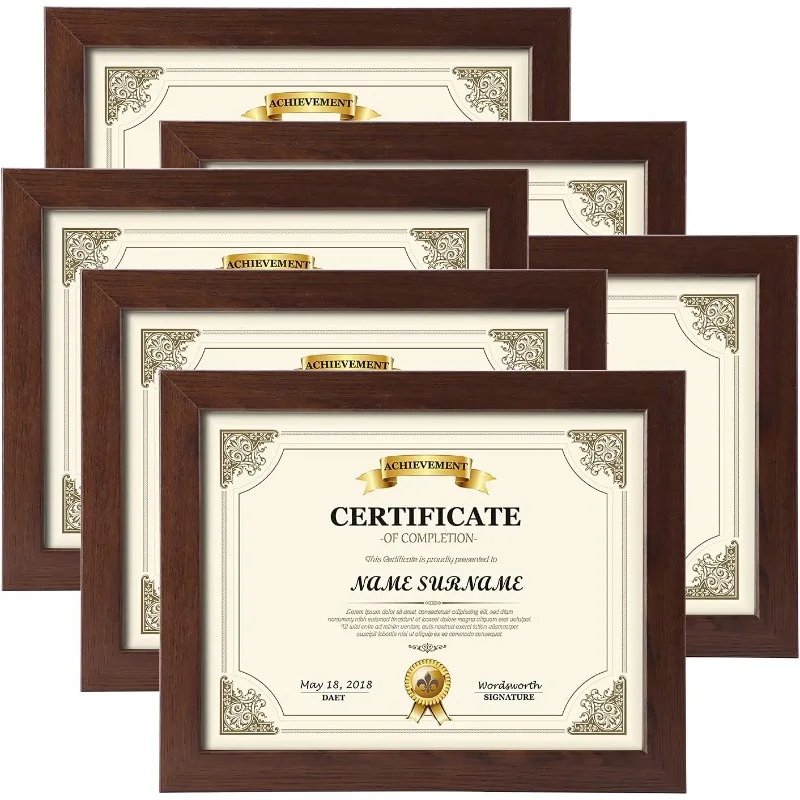 Набор 8,5 x 11 фоторамок из 6 штук, рамка для сертификата фото документов 8,5 на 11, оптом для настенного настольного дисплея, коричневая
Набор 8,5 x 11 фоторамок из 6 штук, рамка для сертификата фото документов 8,5 на 11, оптом для настенного настольного дисплея, коричневая