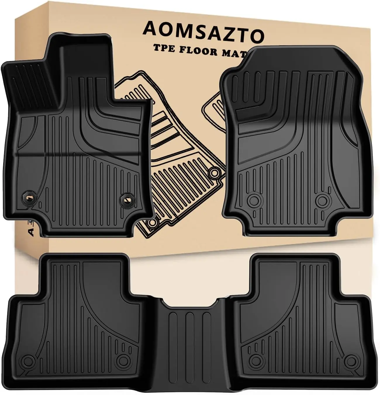 All-Weather Floor Mats for Toyota RAV4 2019-2025 (Non-Hybrid) - Anti-Skid Rubber Liners Full Set
All-Weather Floor Mats for Toyota RAV4 2019-2025 (Non-Hybrid) - Anti-Skid Rubber Liners Full Set