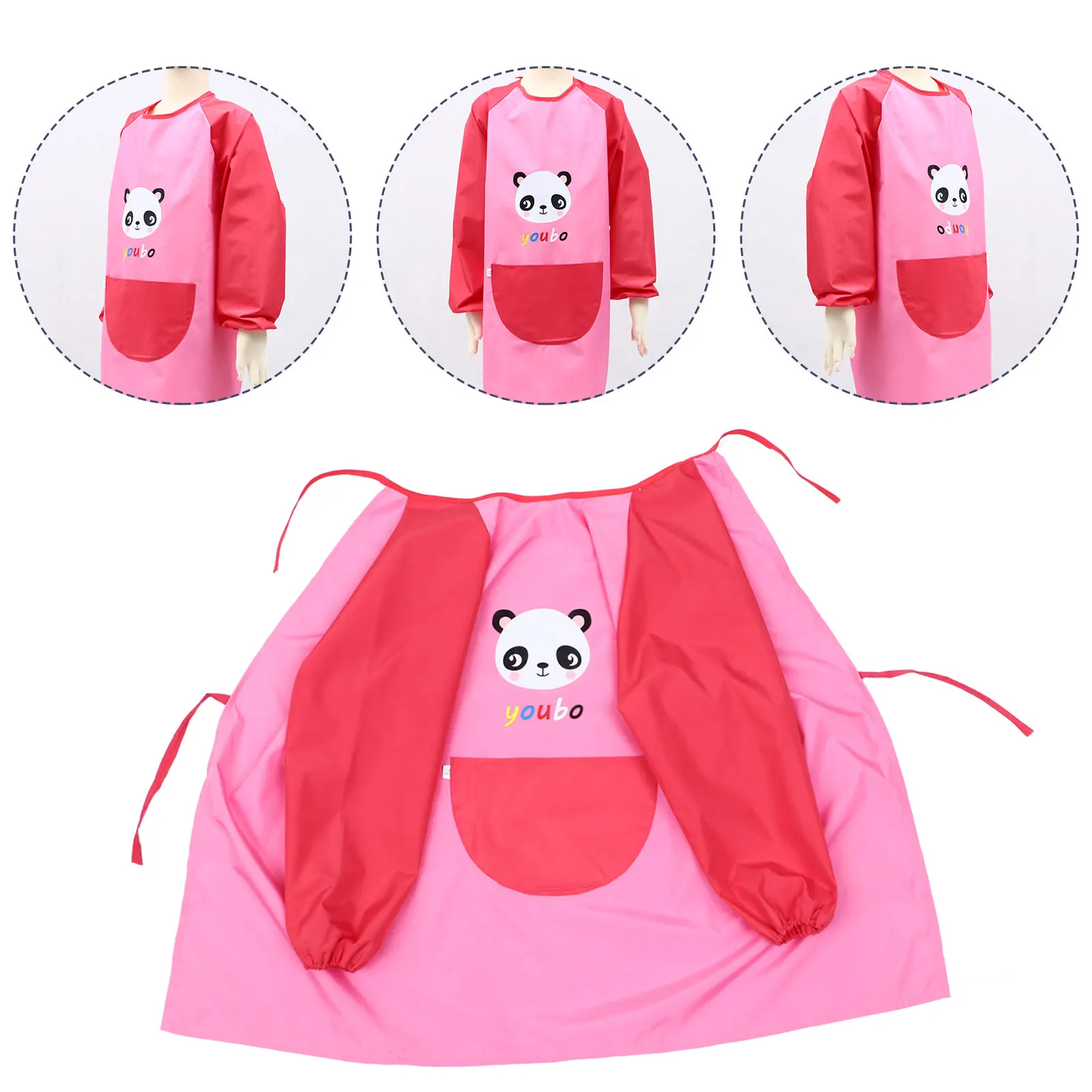 Waterproof Apron Baby Smock Eating Feeding Bib Cartoon Polyester High Density Material Pocket Design Adjustable Band Breathable
Waterproof Apron Baby Smock Eating Feeding Bib Cartoon Polyester High Density Material Pocket Design Adjustable Band Breathable