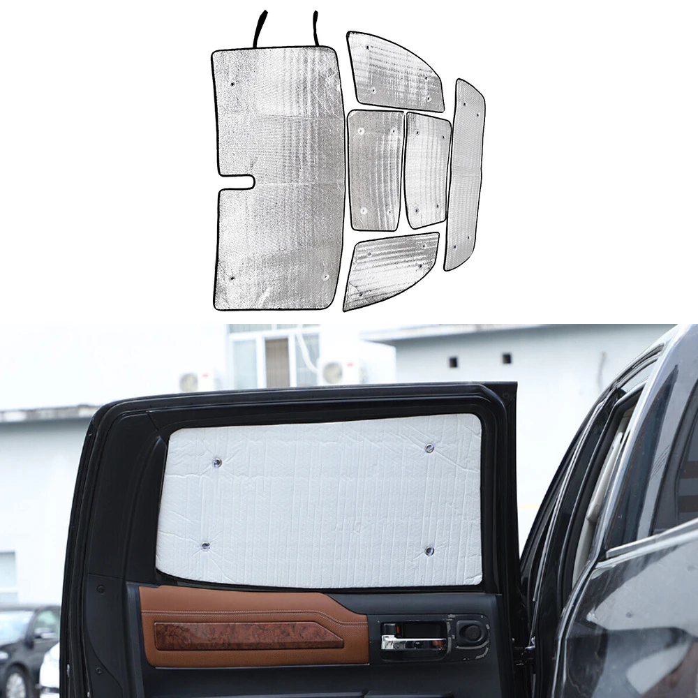 Fit For T0y0ta Tun*dra 2014-2021 Car Sunshade Visors 6Pcs Silver Car Windshield Sun Shades Window Shield Sun Shade Blocker
Fit For T0y0ta Tun*dra 2014-2021 Car Sunshade Visors 6Pcs Silver Car Windshield Sun Shades Window Shield Sun Shade Blocker