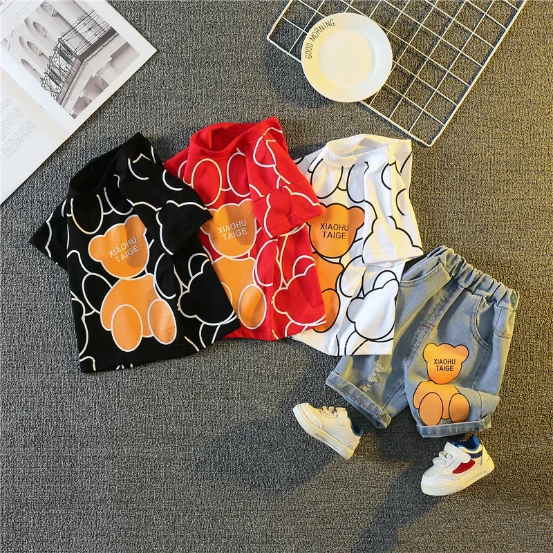 New Summer Baby Girl Clothes Children Boys Cartoon Casual T-Shirt Shorts 2Pcs/Sets Toddler Active Costume Infant Kids Tracksuits
New Summer Baby Girl Clothes Children Boys Cartoon Casual T-Shirt Shorts 2Pcs/Sets Toddler Active Costume Infant Kids Tracksuits