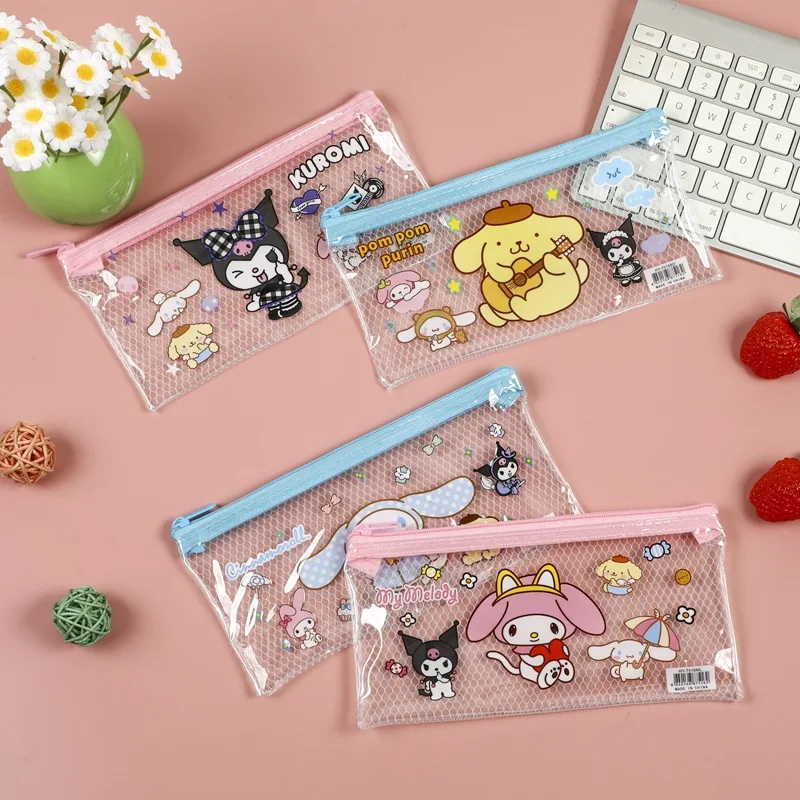 Kawaii Sanrio Stationery Bag Cinnamoroll Kuromi My Melody Anime Coin Purse Cosmetic Bag Students School Supplies Storage Bag
Kawaii Sanrio Stationery Bag Cinnamoroll Kuromi My Melody Anime Coin Purse Cosmetic Bag Students School Supplies Storage Bag