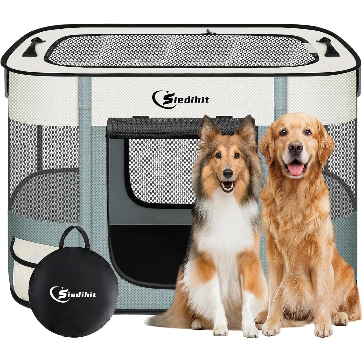 Dog Playpen, Cat Pet Puppy Pen, Portable Playpens for Dogs Indoor Outdoor Travel Camping, Foldable Dog Kennel Tent Crate with
Dog Playpen, Cat Pet Puppy Pen, Portable Playpens for Dogs Indoor Outdoor Travel Camping, Foldable Dog Kennel Tent Crate with