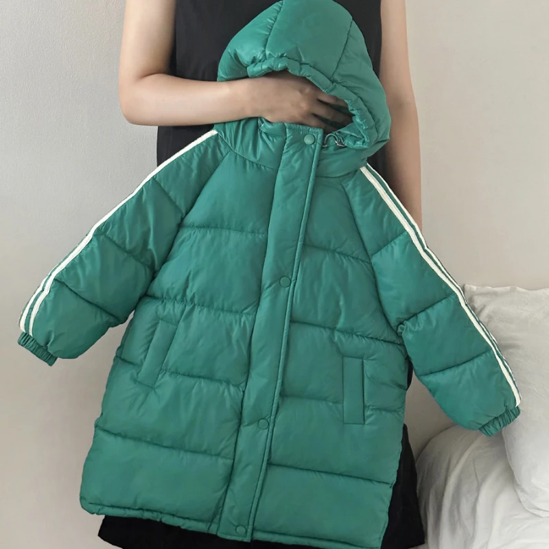2023 Winter Thick Cotton Coats For Girls Hooded Jackets Kids Outerwear Clothing Boy's Long Warm Parka Snowsuit
2023 Winter Thick Cotton Coats For Girls Hooded Jackets Kids Outerwear Clothing Boy's Long Warm Parka Snowsuit