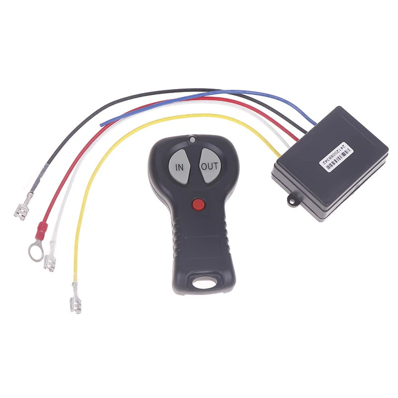 24V 12V Wireless Winch Remote Controller System With 2 Buttons Switch Control For Jeep Off Road 4x4 ATV Truck Car Accessories 
24V 12V Wireless Winch Remote Controller System With 2 Buttons Switch Control For Jeep Off Road 4x4 ATV Truck Car Accessories
