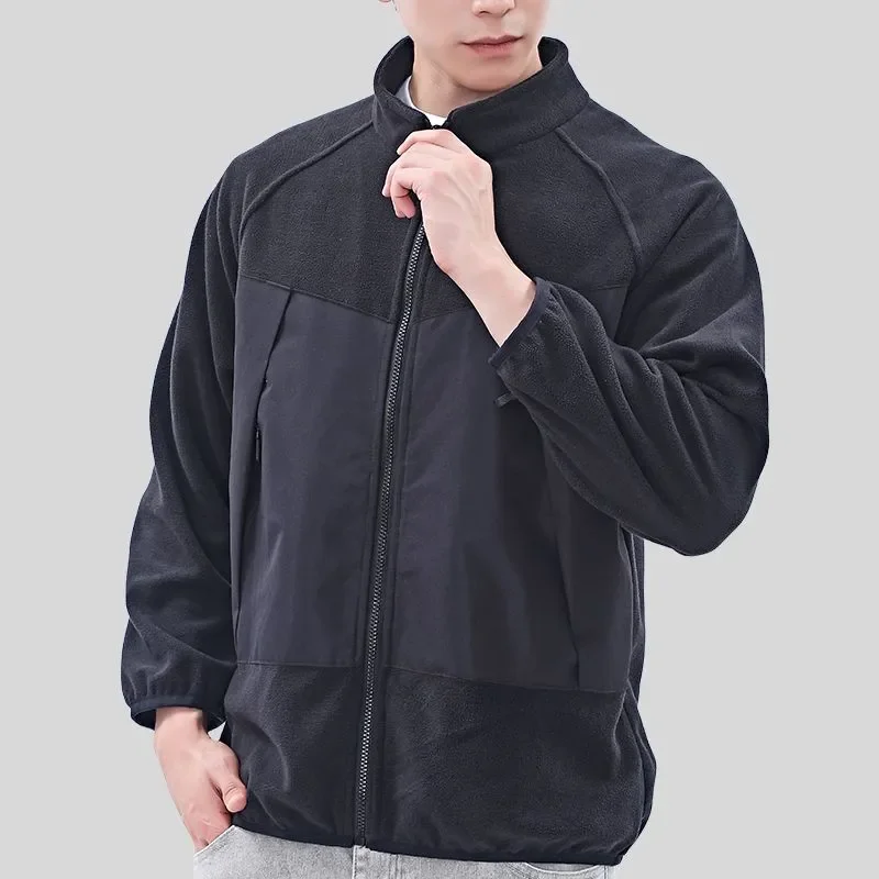 Men Fleece Outdoor Jacket Liner Casual Coat Autumn Winter New Style Warm Sports Solid Color Jacket
Men Fleece Outdoor Jacket Liner Casual Coat Autumn Winter New Style Warm Sports Solid Color Jacket