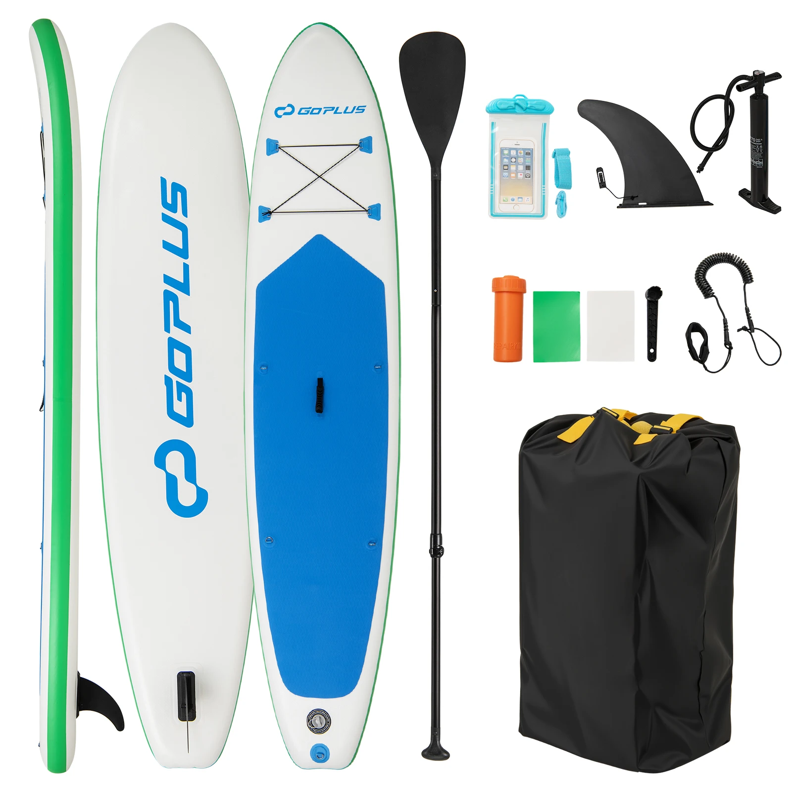 11' Inflatable Stand Up Paddle Board w/ Accessories Paddle Hand Pump Repair Kit
11' Inflatable Stand Up Paddle Board w/ Accessories Paddle Hand Pump Repair Kit