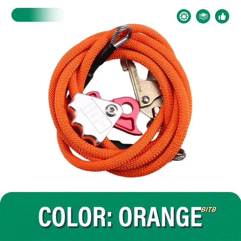 Arborist Climbing Positioning Rope, 1/2Inch X 12Ft Steel Core Adjustable Flip Line
Arborist Climbing Positioning Rope, 1/2Inch X 12Ft Steel Core Adjustable Flip Line