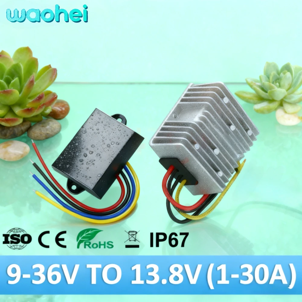 9-36V To 13.8V 1A - 30A DC DC Boost Buck Stabilizer Voltage Converter Regulator Boost Buck Module 13.8 Volts for Cars Solar CE
9-36V To 13.8V 1A - 30A DC DC Boost Buck Stabilizer Voltage Converter Regulator Boost Buck Module 13.8 Volts for Cars Solar CE