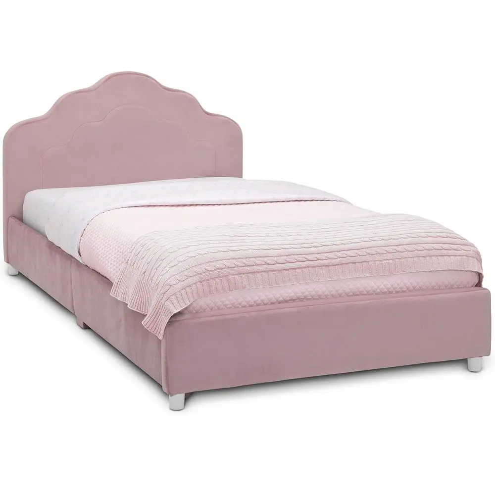 Rose Pink Upholstered Twin Bed for Kids
Rose Pink Upholstered Twin Bed for Kids