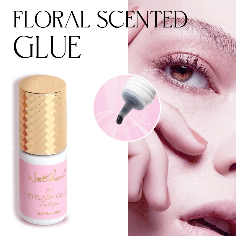 NATUHANA FLoral Scent lashes Glue Tulip Scent adhesive for eyelash 1s Second Fast Drying Strong False Eyelash Extension Glue
NATUHANA FLoral Scent lashes Glue Tulip Scent adhesive for eyelash 1s Second Fast Drying Strong False Eyelash Extension Glue