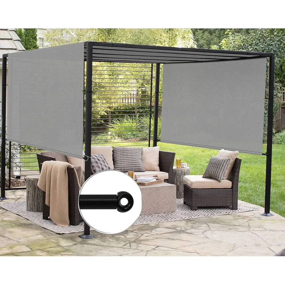 Light Gray 9x20 Pergola Replacement Shade Cloth with Grommets, Weighted Rods for Outdoor UV Block, Suitable for Gazebo, Deck, Po
Light Gray 9x20 Pergola Replacement Shade Cloth with Grommets, Weighted Rods for Outdoor UV Block, Suitable for Gazebo, Deck, Po