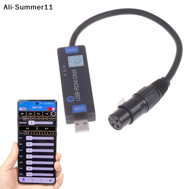 【A6L】USB-RMD-DMX Mobile App DMX Dialer Stage Light Wireless Bluetooth DMX Controller Tool Only Supports Android Devices
【A6L】USB-RMD-DMX Mobile App DMX Dialer Stage Light Wireless Bluetooth DMX Controller Tool Only Supports Android Devices