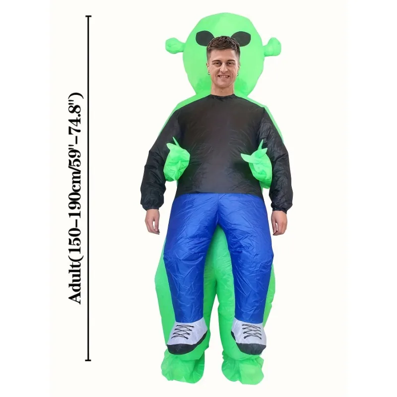 Inflatable Alien Costume for Cosplay New Style Perfect for Festive Parties Halloween And Performances Suitable 150 to 190cm
Inflatable Alien Costume for Cosplay New Style Perfect for Festive Parties Halloween And Performances Suitable 150 to 190cm