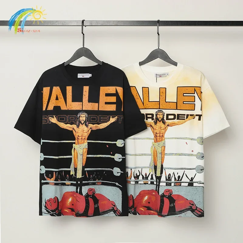 25SS Classic Character Graphics Print Vintage Black White Dirty Valley T-Shirts Men Women Top Quality Cotton Vale T Shirt Tee
25SS Classic Character Graphics Print Vintage Black White Dirty Valley T-Shirts Men Women Top Quality Cotton Vale T Shirt Tee