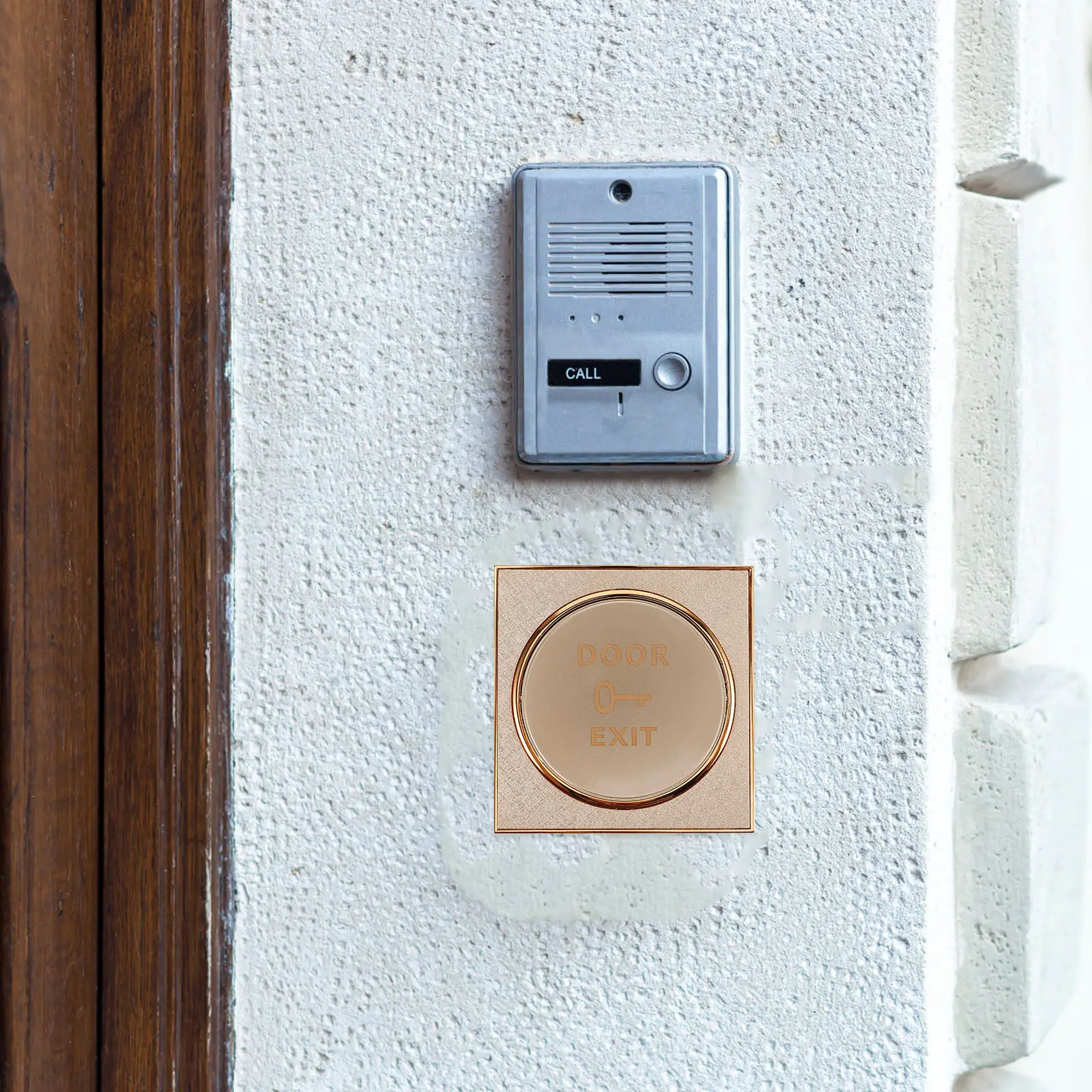Push to Exit Button Door Access Control Wall Plate Cover Strong Grid Bracket Exit Switch Panel for Ring Doorbell Mounting
Push to Exit Button Door Access Control Wall Plate Cover Strong Grid Bracket Exit Switch Panel for Ring Doorbell Mounting