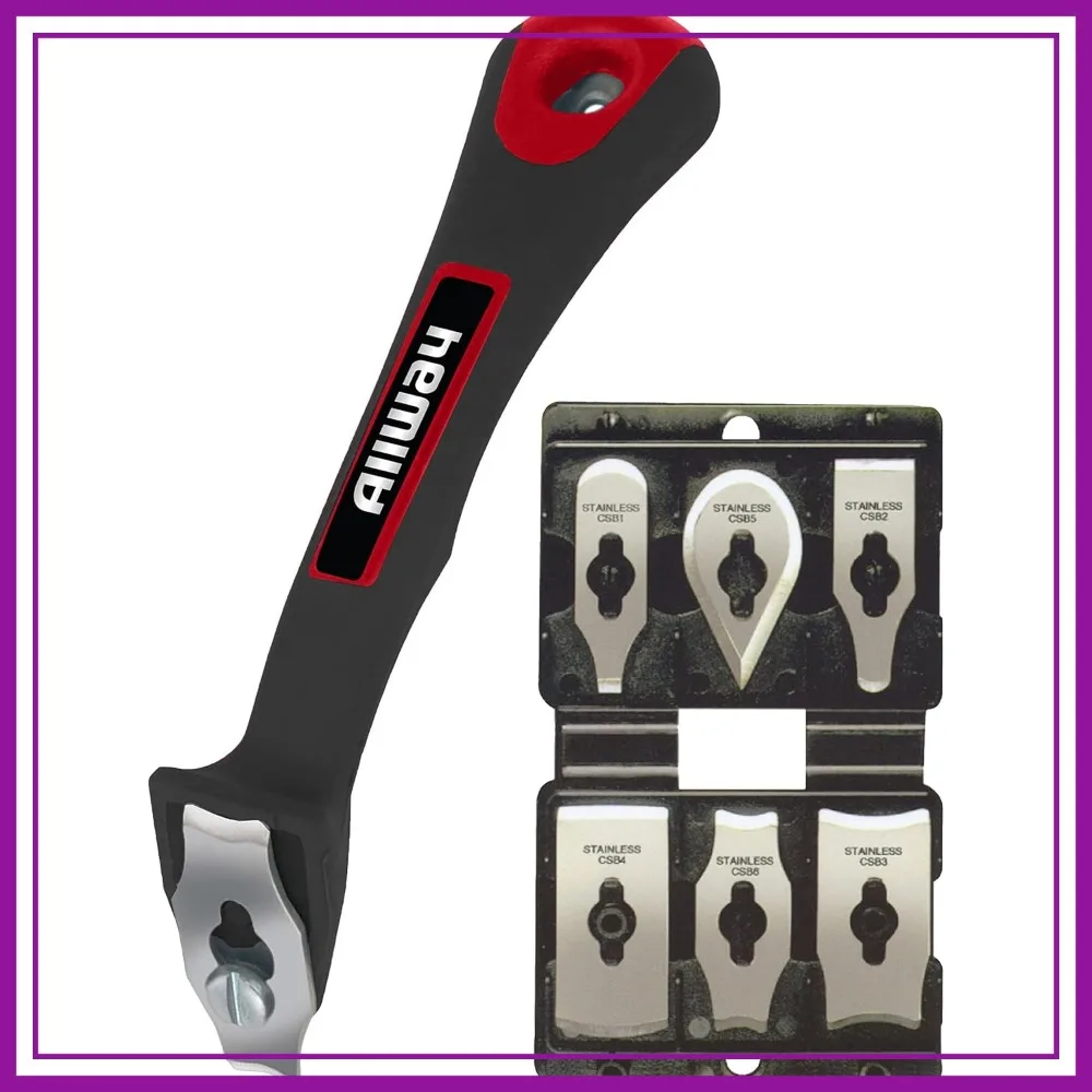 Soft-Grip Contour Scraper Set with 6 Blades and Blade File for Auto Detailing
Soft-Grip Contour Scraper Set with 6 Blades and Blade File for Auto Detailing