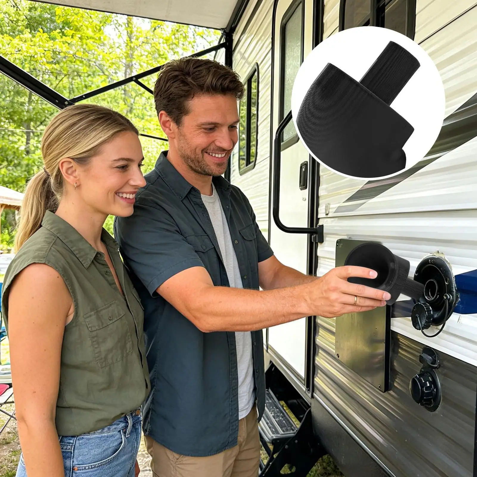 Anti-Spill RV Water Funnel, Wide Mouth Opening Tank Filler, Portable Water Guide Tool for Trailer Van Outdoor Camping Travel
Anti-Spill RV Water Funnel, Wide Mouth Opening Tank Filler, Portable Water Guide Tool for Trailer Van Outdoor Camping Travel