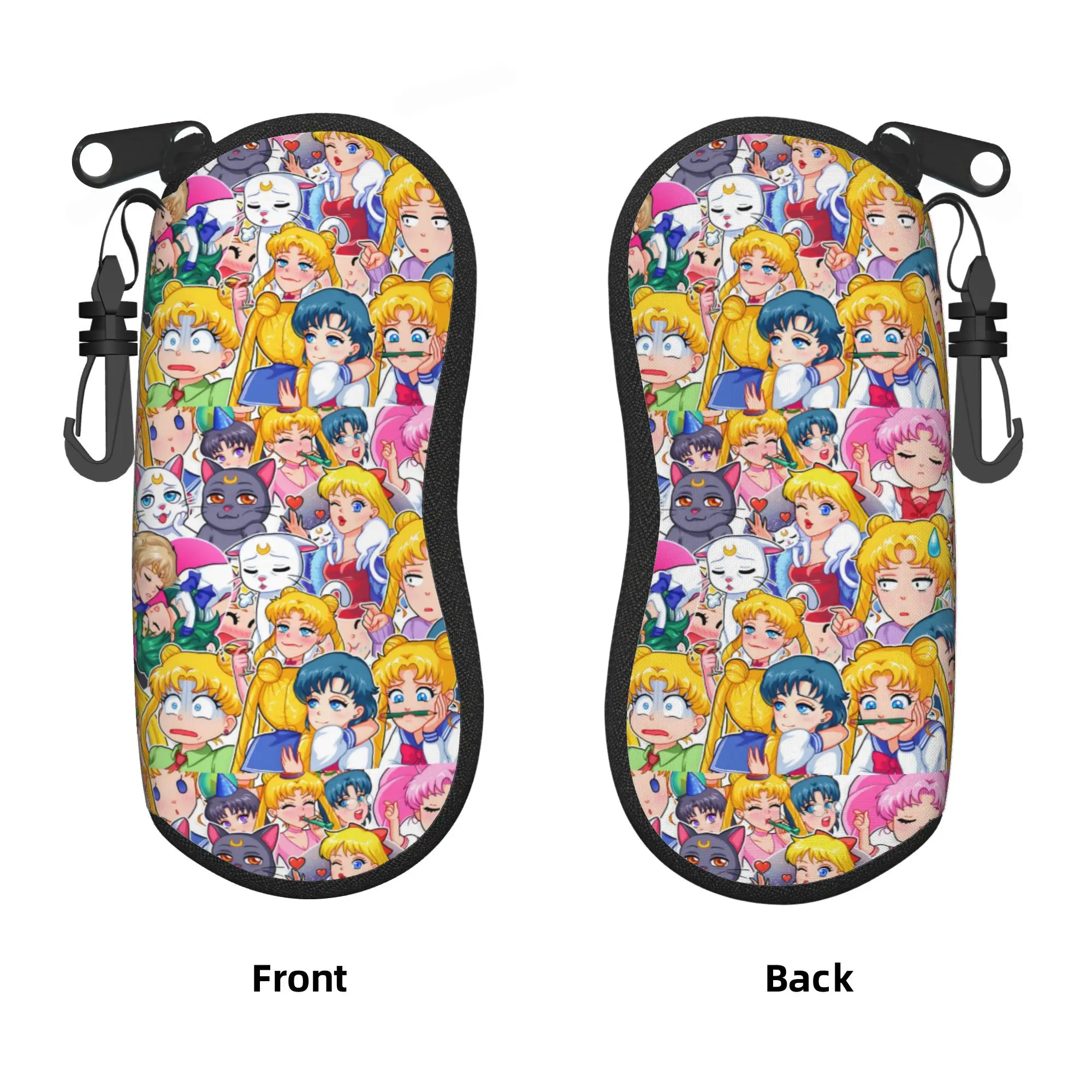 Custom S-Sailors M-Moons Hot Comic Sunglasses Soft Case Neoprene Zipper Fashion Shell Eyeglass Case Protective Box For Glasses
Custom S-Sailors M-Moons Hot Comic Sunglasses Soft Case Neoprene Zipper Fashion Shell Eyeglass Case Protective Box For Glasses