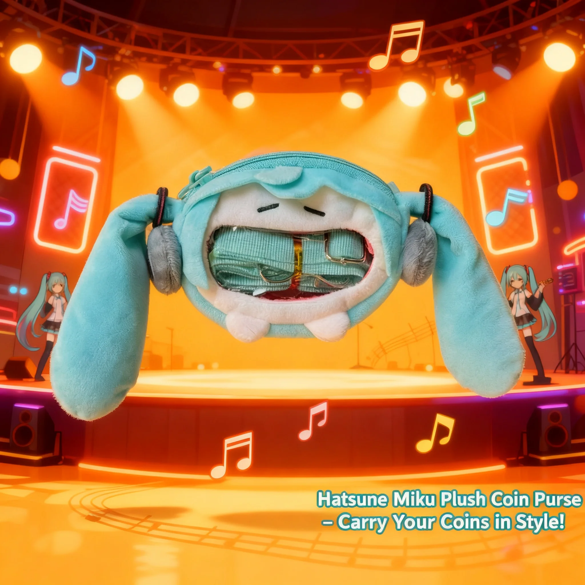 Cute Anime Hatsune Miku Plush Coin Purse Cartoon Crossbody Keychain Bag Charm Earphone Case Cosplay Accessories Gift for
Cute Anime Hatsune Miku Plush Coin Purse Cartoon Crossbody Keychain Bag Charm Earphone Case Cosplay Accessories Gift for