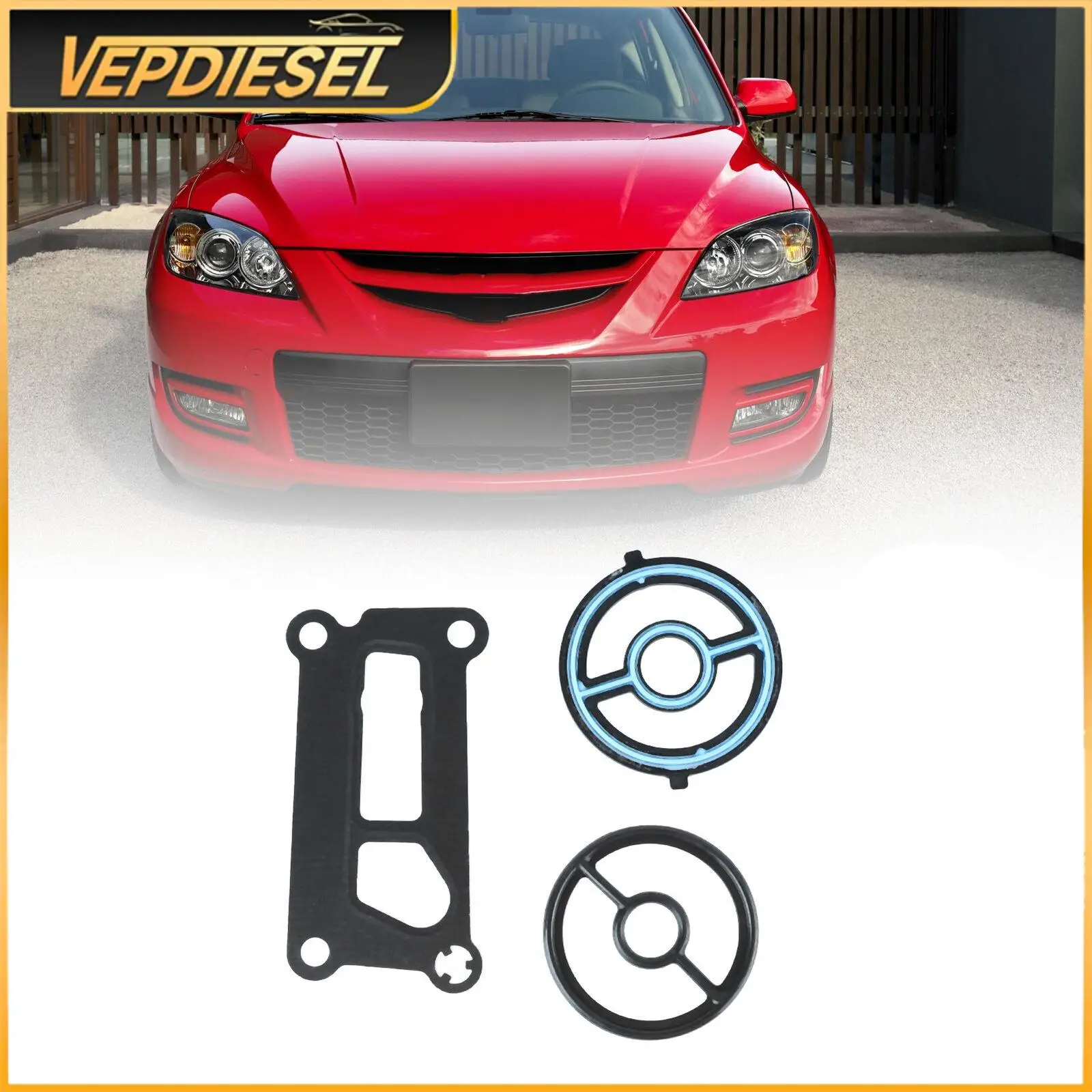 3Pcs Engine Oil Cooler Gasket Set for MAZDA 3 5 6 CX-7 LF02-14-700 LF02-14-342 LF0214700 LF0214342 Car Engine Replacement Parts 
3Pcs Engine Oil Cooler Gasket Set for MAZDA 3 5 6 CX-7 LF02-14-700 LF02-14-342 LF0214700 LF0214342 Car Engine Replacement Parts