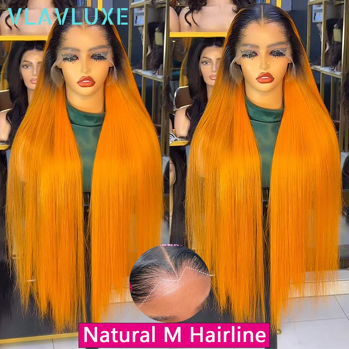 350 Ginger Orange Lagos Hairline Straight Human Hair 42 Inch Wigs 13X4 HD Lace Frontal Wig 300% Density Brazilian Human Hair Wig
350 Ginger Orange Lagos Hairline Straight Human Hair 42 Inch Wigs 13X4 HD Lace Frontal Wig 300% Density Brazilian Human Hair Wig