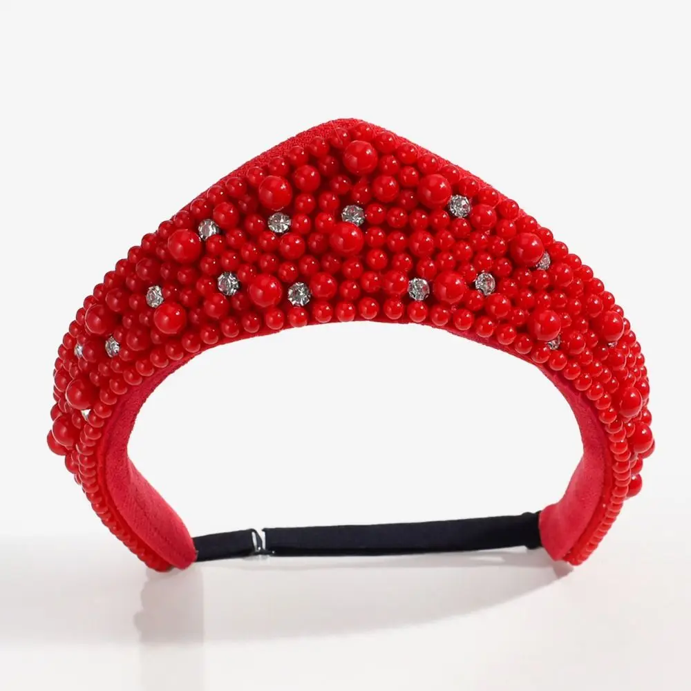 Elegant Velvet Crown Headband Baroque Triangle Pearl Rhinestone Hair Hoop British European American Style Sponge Hairband Women
Elegant Velvet Crown Headband Baroque Triangle Pearl Rhinestone Hair Hoop British European American Style Sponge Hairband Women