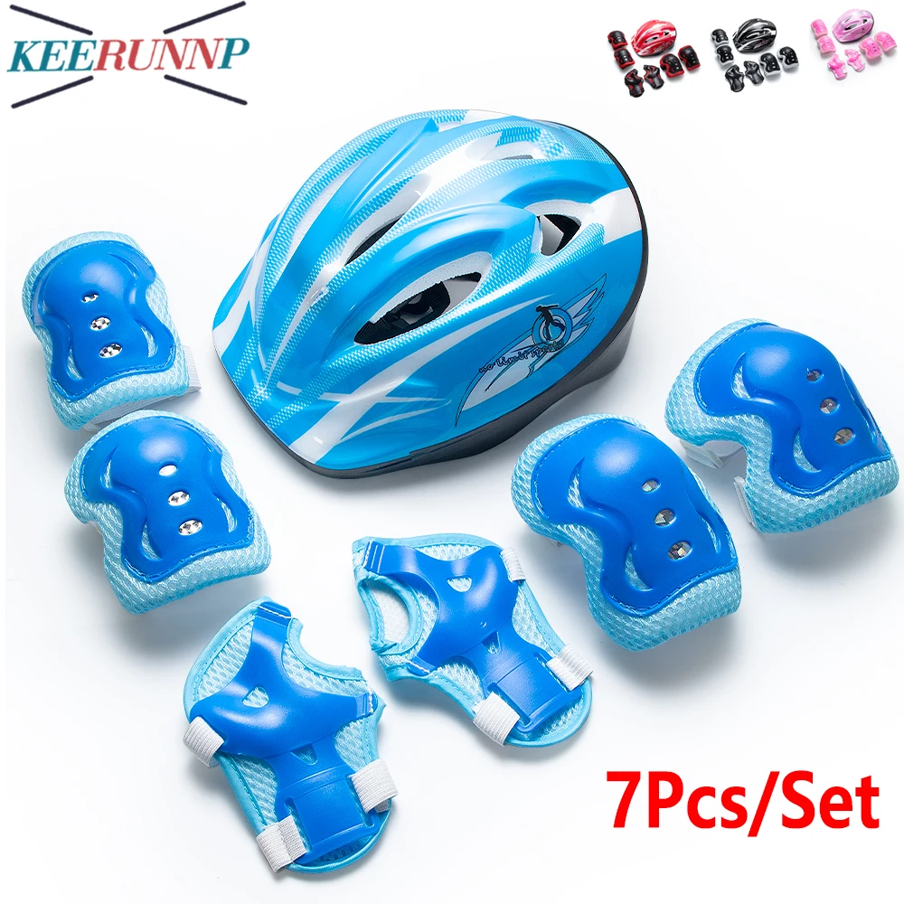 Комплект детской защитной экипировки 7 в 1: регулируемый шлем с защитой для коленей, локтей и запястий для скейтборда, велосипеда и самоката
Комплект детской защитной экипировки 7 в 1: регулируемый шлем с защитой для коленей, локтей и запястий для скейтборда, велосипеда и самоката