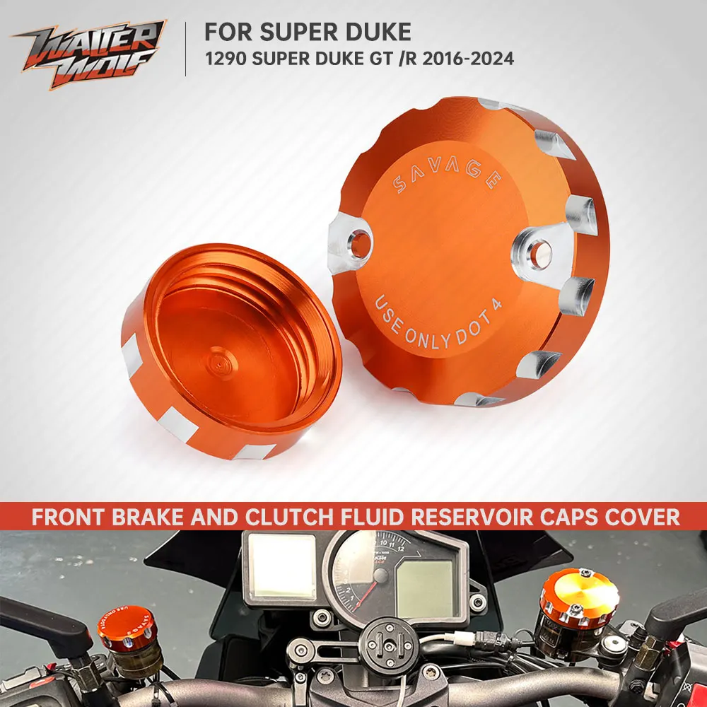 Motorcycle Accessories Fluid Reservoir Cap Cover For 1290 Super Duke GT 1290 Superduke R 2016-2024 Brake Clutch Cylinder Covers
Motorcycle Accessories Fluid Reservoir Cap Cover For 1290 Super Duke GT 1290 Superduke R 2016-2024 Brake Clutch Cylinder Covers
