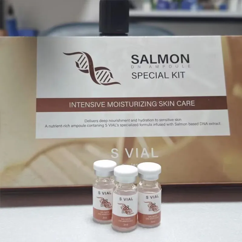 Korean Cosmetics Hyaluronic acid Salmon DNA Fine Lines Solution Ampoule For Facial Skin Glowing Brighten Skin Care Set 12 Vials
Korean Cosmetics Hyaluronic acid Salmon DNA Fine Lines Solution Ampoule For Facial Skin Glowing Brighten Skin Care Set 12 Vials