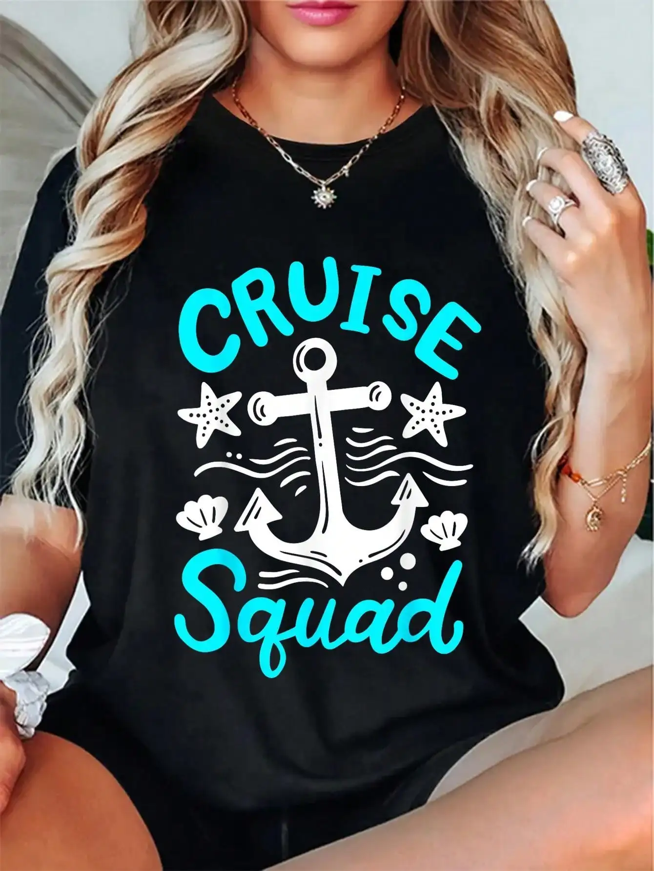 Футболка Cruising Vacation Essential Cruise, женская и мужская футболка с рисунком, повседневные топы
Футболка Cruising Vacation Essential Cruise, женская и мужская футболка с рисунком, повседневные топы