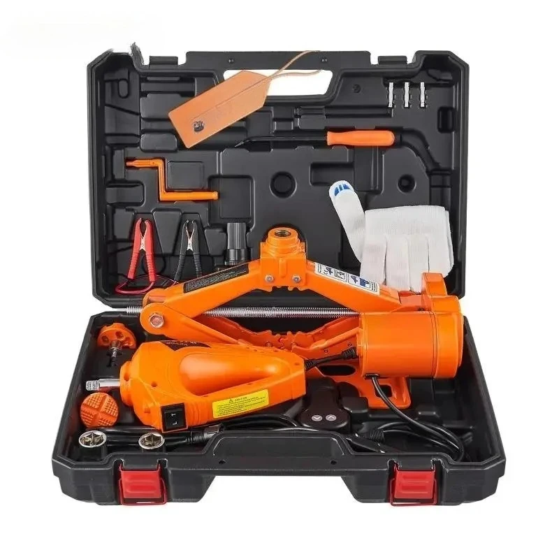 Electric Car Jack 3 Ton Scissor Jack with Electric Impact Wrench 12V Portable Car Jack Lifting for SUV, Truck Tire Change
Electric Car Jack 3 Ton Scissor Jack with Electric Impact Wrench 12V Portable Car Jack Lifting for SUV, Truck Tire Change
