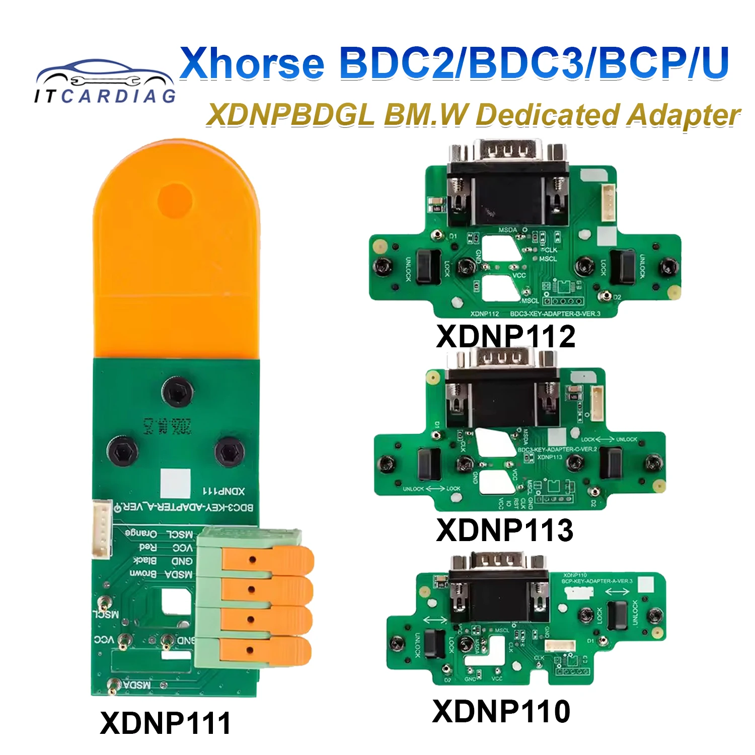 Xhorse XDNPBDGL for BMW Dedicated Adapter BDC2/BDC3/BCP/U work with Multi Prog, VVDI PROG, Key Tool Series
Xhorse XDNPBDGL for BMW Dedicated Adapter BDC2/BDC3/BCP/U work with Multi Prog, VVDI PROG, Key Tool Series